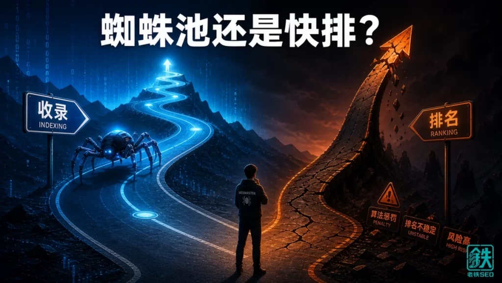 蜘蛛池和快排有啥区别？一篇文章讲清两者的边界！