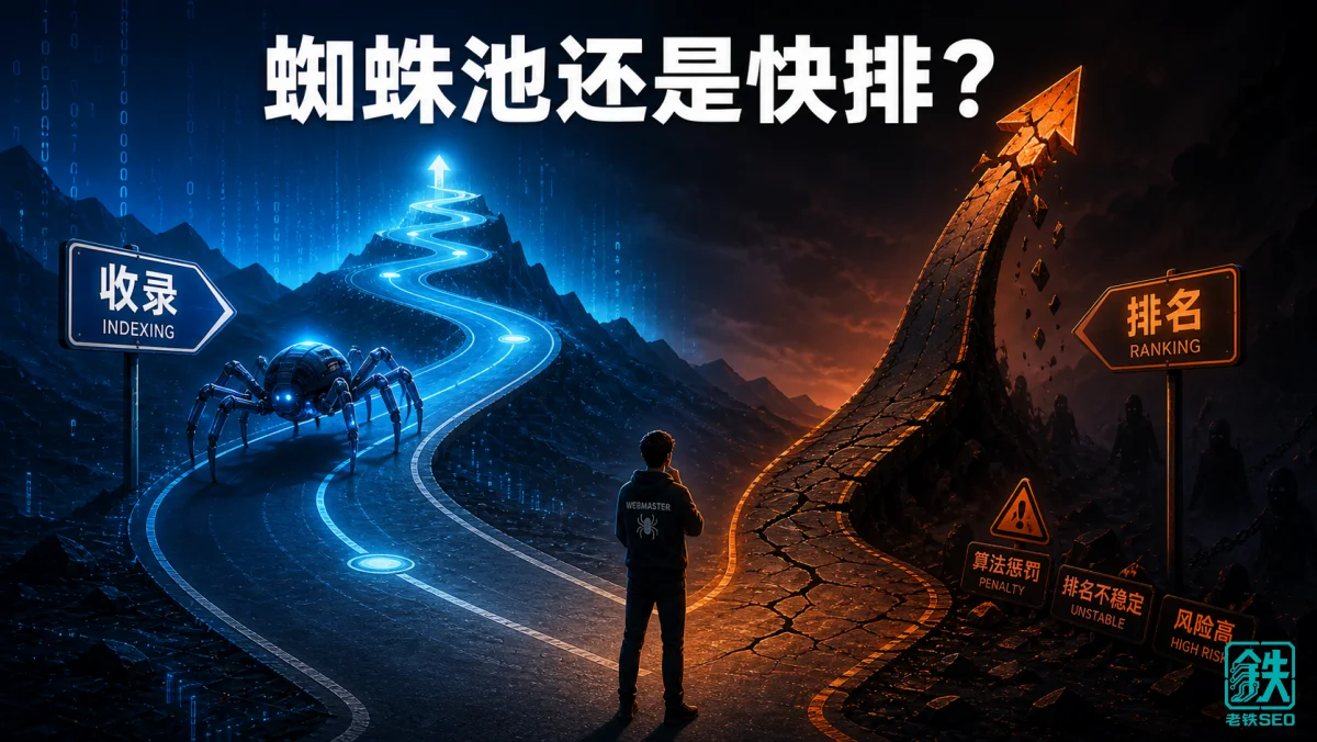蜘蛛池和快排有啥区别？一篇文章讲清两者的边界！