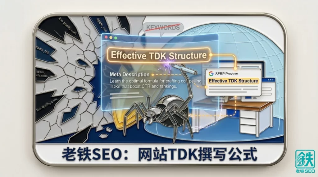 网站TDK怎么写才有效？15年SEO老手的标题描述撰写公式