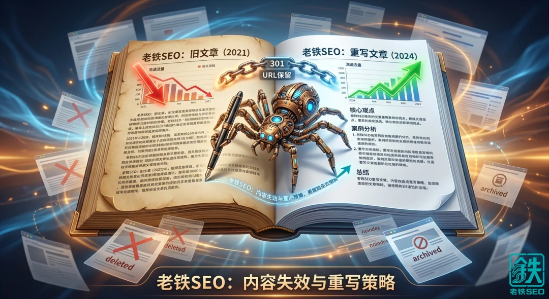 内容失效与重写策略：老页面流量掉了，是该删还是该改？