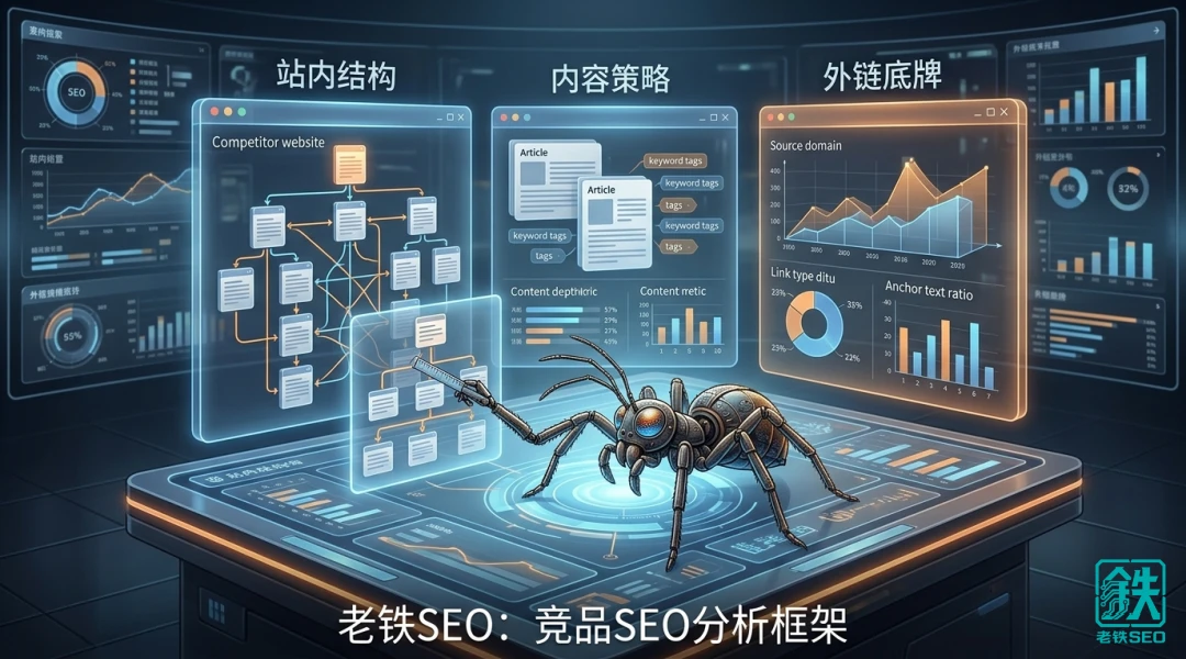 竞品SEO分析框架：扒光对手的站内结构、内容策略和外链底牌